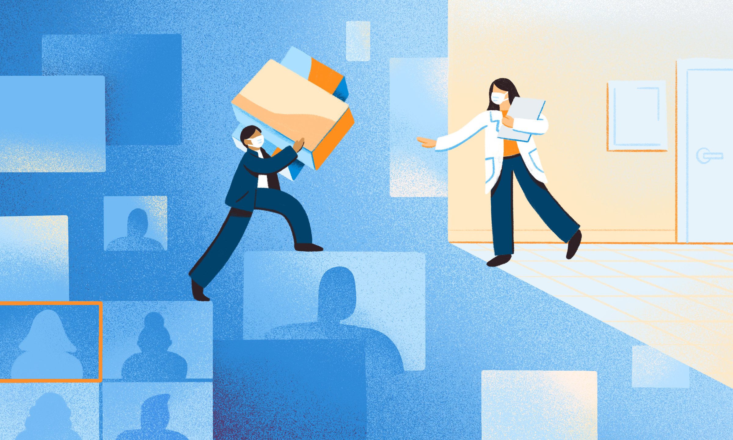 covermymeds (editorial illustrations) — Katie Chandler - Illustration