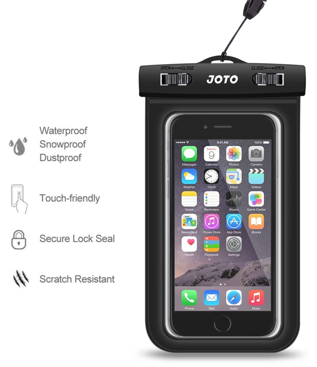 JOTO Universal Waterproof Case Bag for Apple iPhone