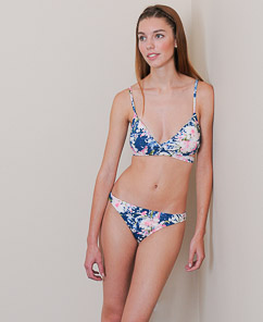 Ralph Lauren Floral Dyed Over the Shoulder Wrap Bikini
