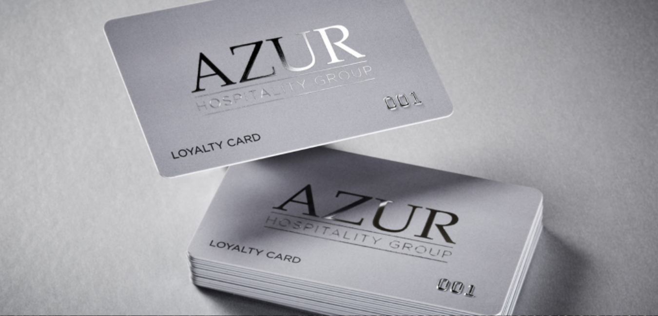 30mil Plastic Membership Cards with Silver Foil and Embossed Numbering