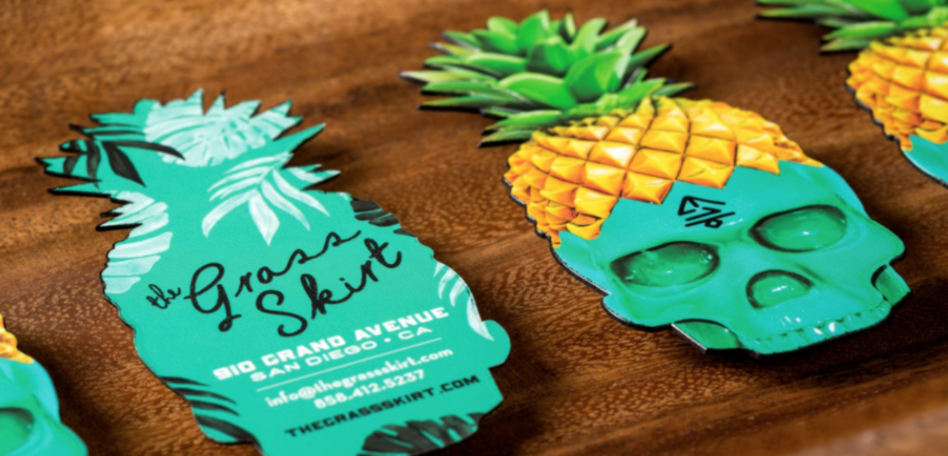Die Cut Pineapple Shape Business Card.png