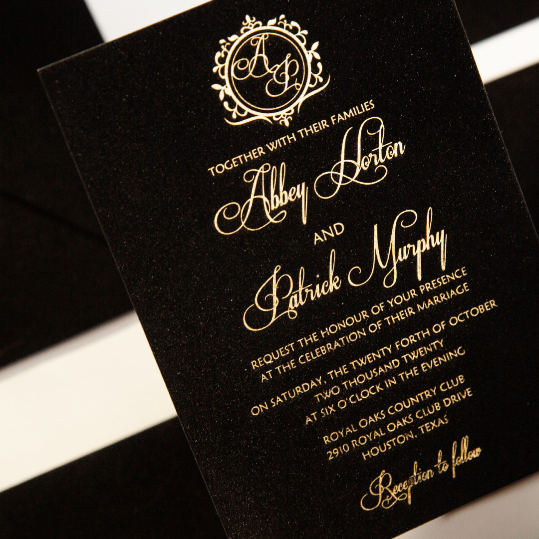 Luxury Foil Invitations