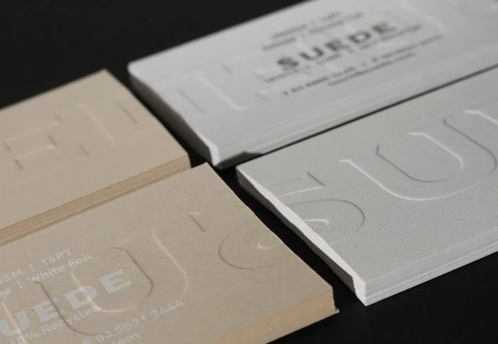 Eco Suede Embossing
