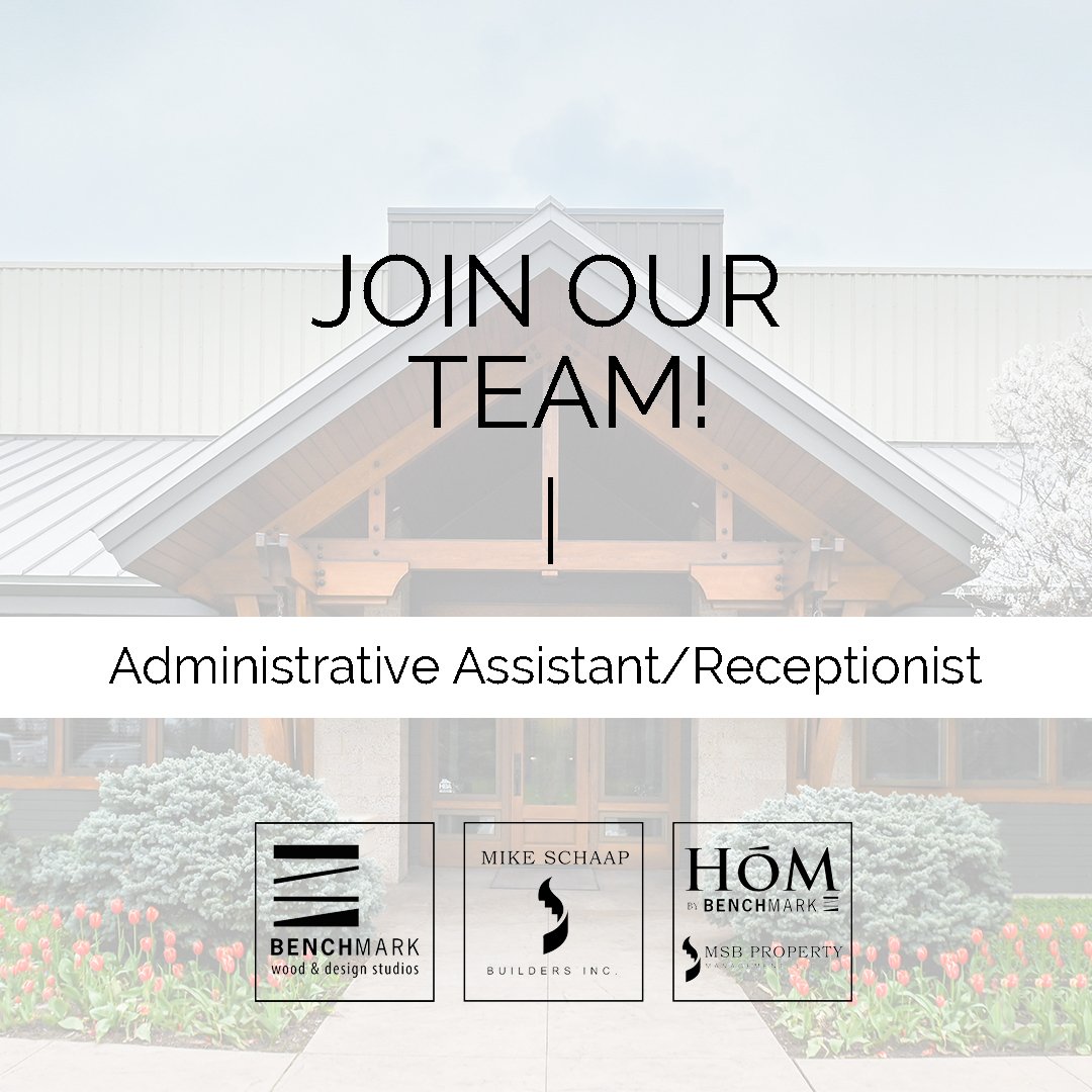 WE ARE HIRING! 

We are seeking an experienced and highly motivated Administrative Assistant/Receptionist to join our team! 

Interested candidates should apply at: 
https://www.indeed.com/job/administrative-assistantreceptionist-c673a891e21d100f?_gl