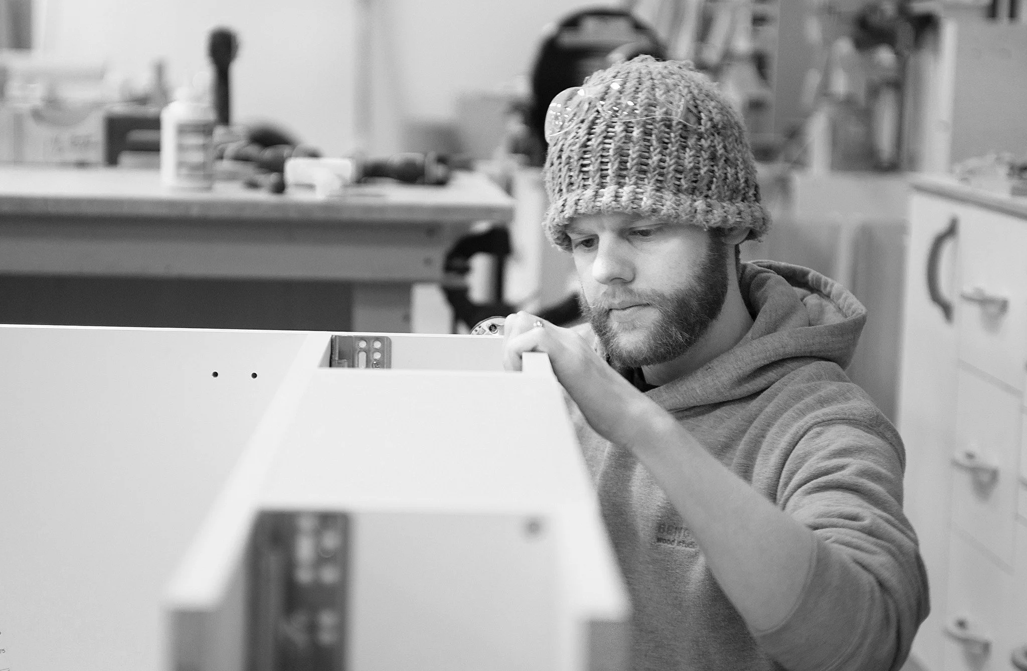 Decades of craftsmanship. Timeless millwork. Our team makes it happen.

#benchmarkwoodstudio #customcabinetry #millwork #hollandmi #cabinetmaker