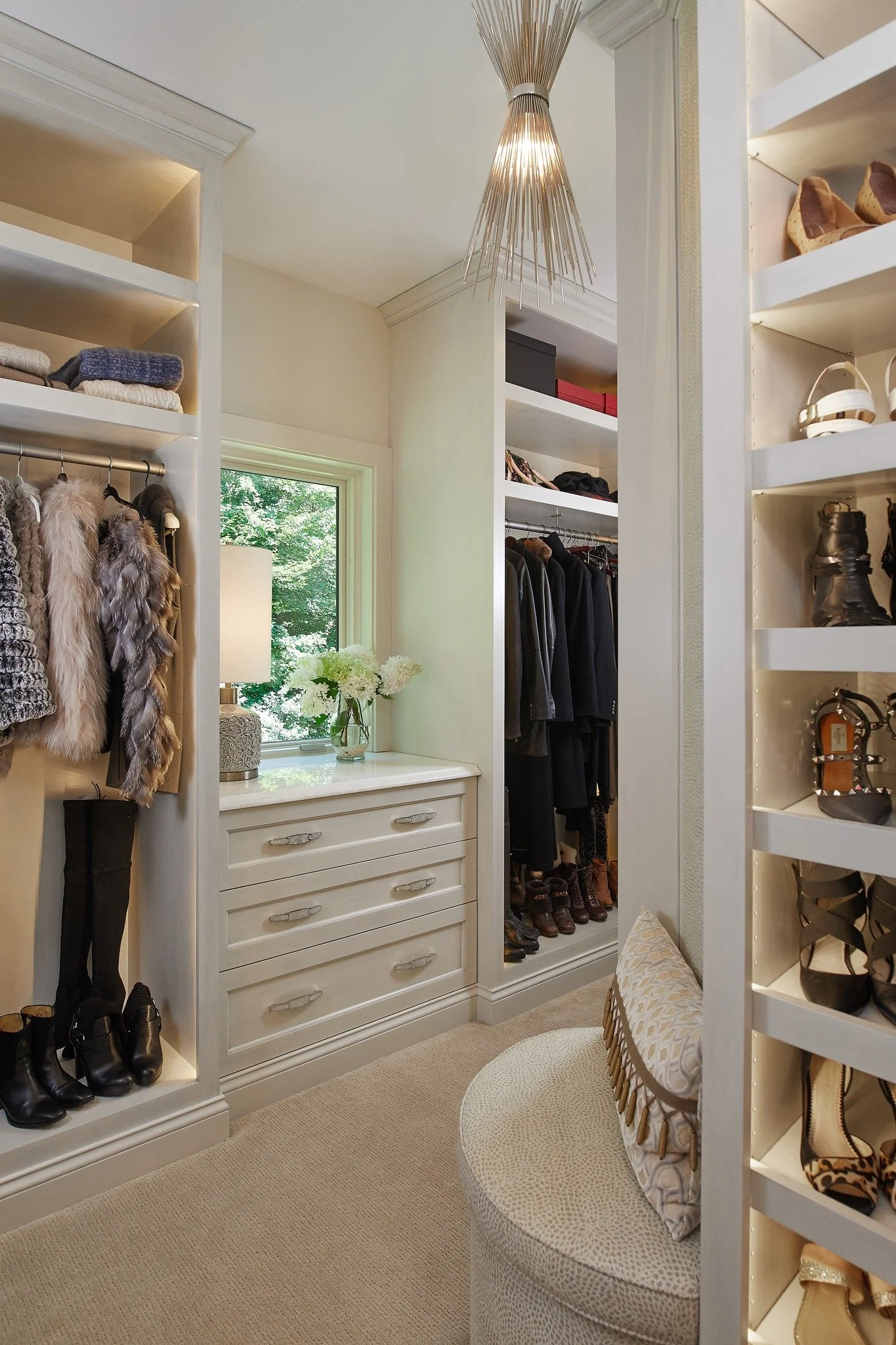 &lsquo;Tis the season for beautiful organization. 

This custom-built closet system offers thoughtful storage, handcrafted details, and plenty of room for all those new Christmas gifts. From adjustable shelving to elegant finishes, every element is d