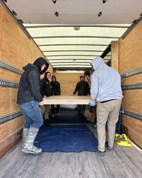 A special delivery for a special project. 

This handcrafted door was recently delivered and installed at the Yellow Bear Farm project.  From our shop to the site, we love seeing custom pieces finding their place. 

#benchmarkwoodstudio #mikeschaapbu