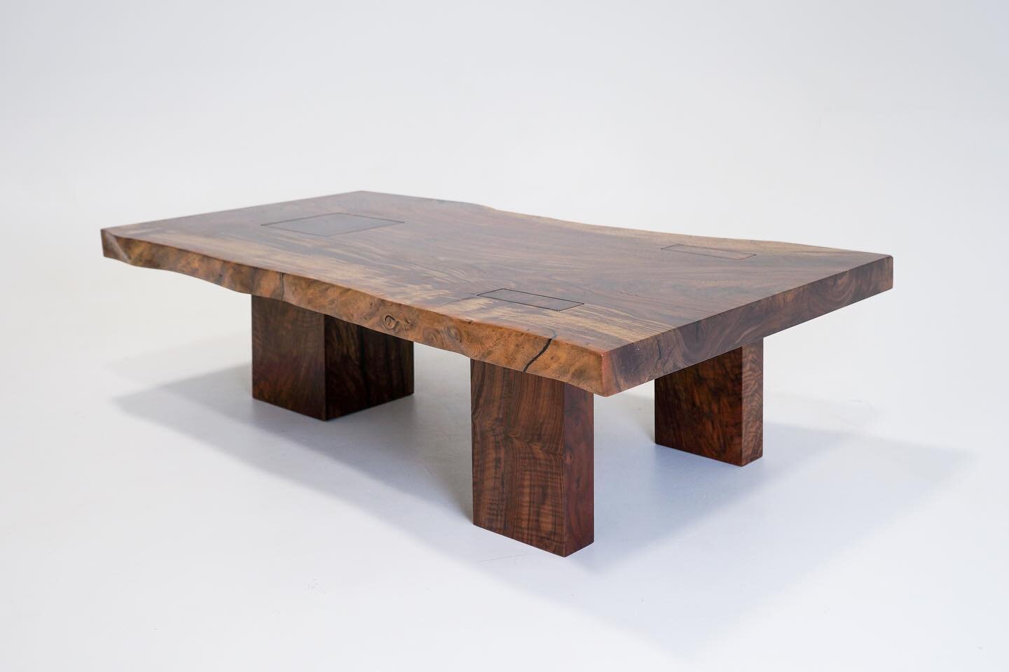 Solid Claro Walnut coffee table 
.
#furnituredesign #furnituredesigner #coffeetable #liveedge #liveedgetable #walnut #clarowalnut