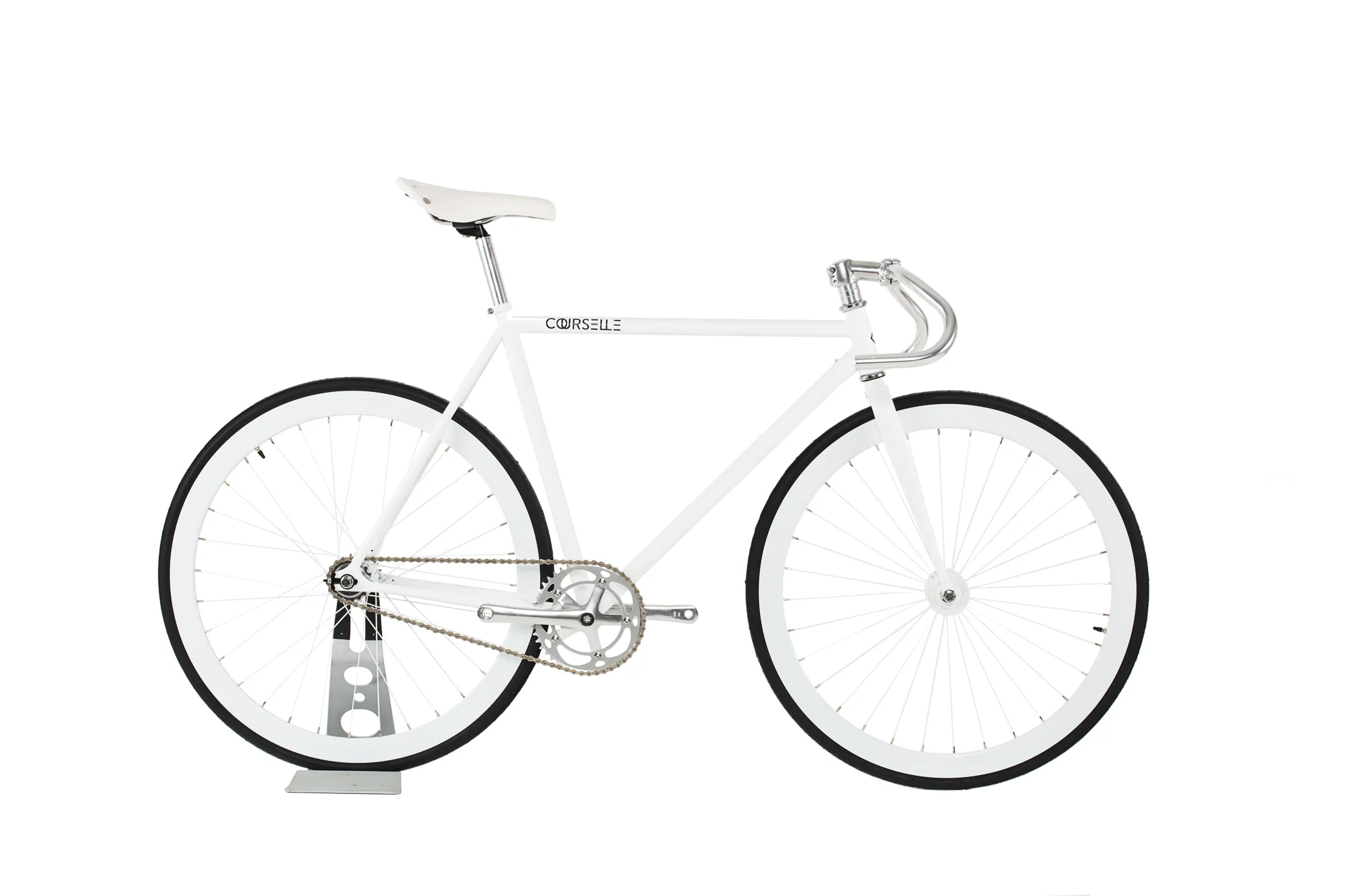Courselle Matte White Frameset 3