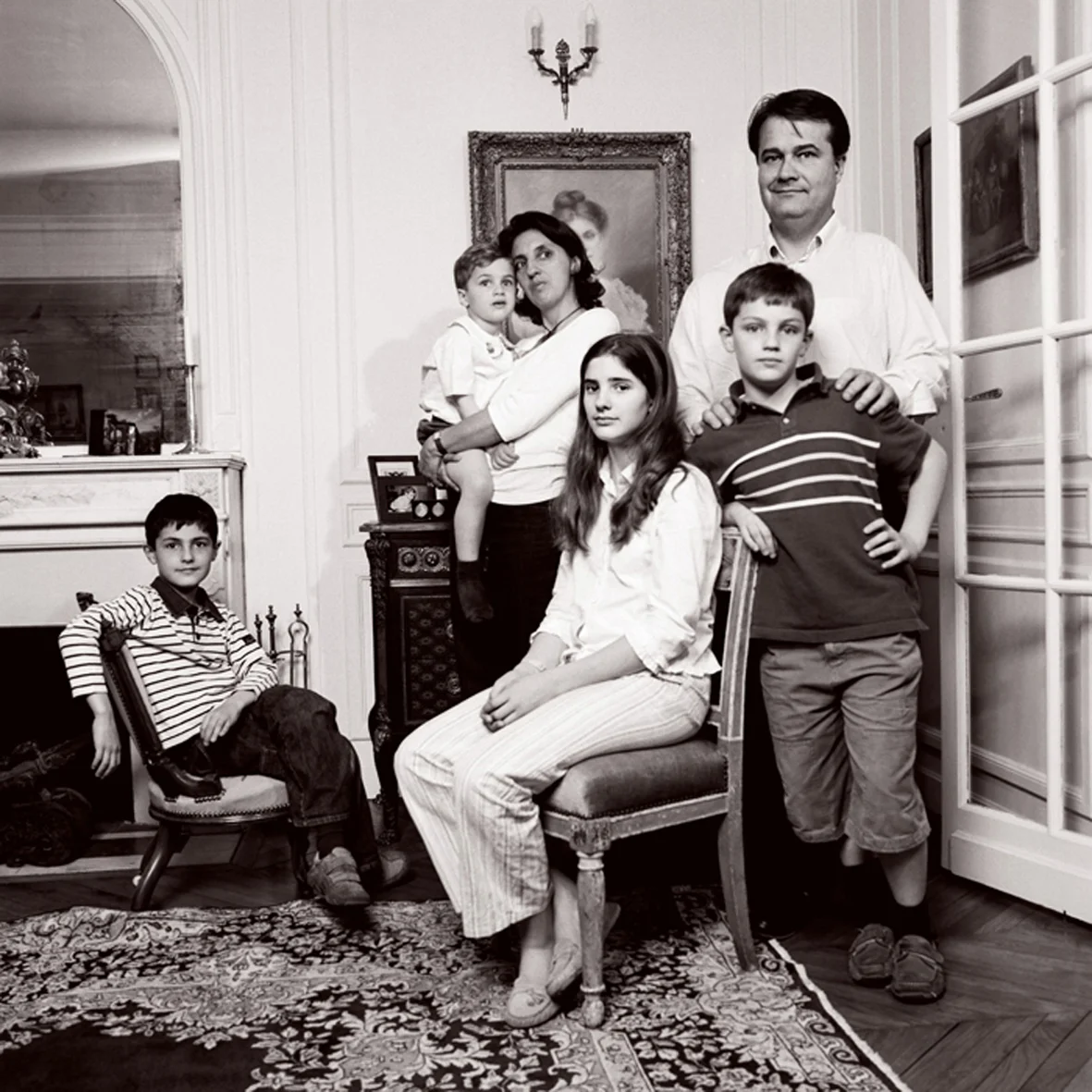 François, Marin, Marie, Mathilde, Jean & Yves, Paris 2003