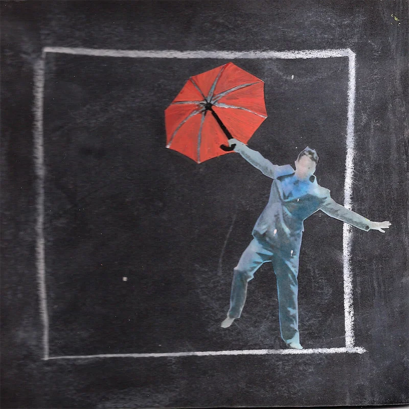 Umbrellas and chalklines
