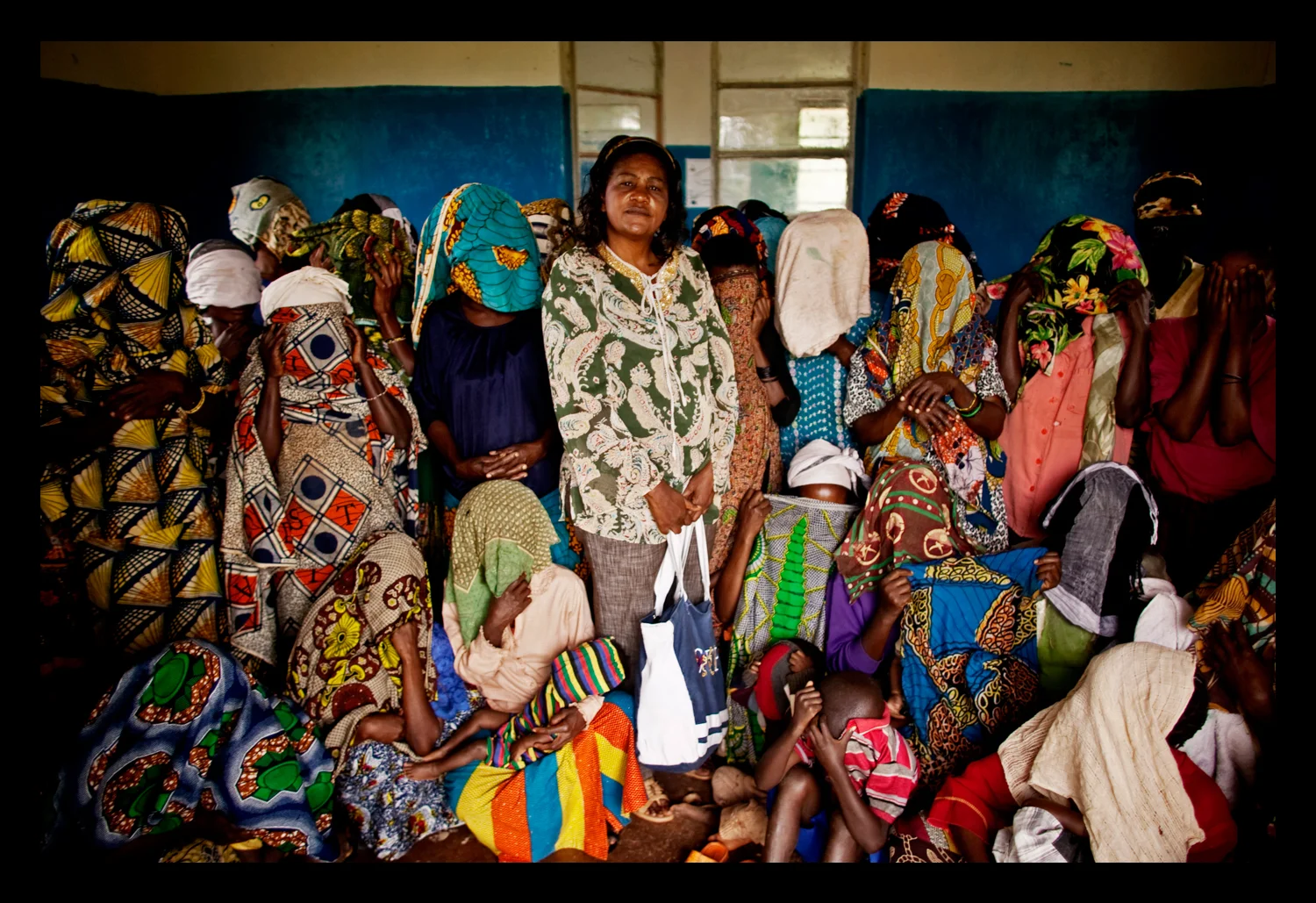 Lawyer Therese Kulungu with survivors