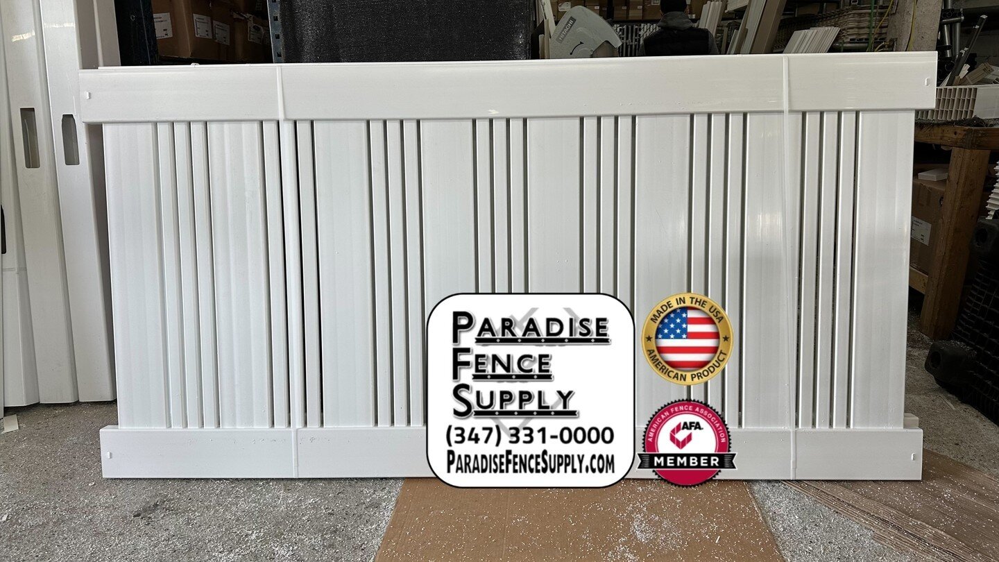 Semi-Privacy PVC Fence with our unique alternating picket designs. Create your custom style now at Paradise Fence Supply. We can customize the pattern, spacing, colors and style of pickets to provide that unique look for your job. Call us at (347) 33