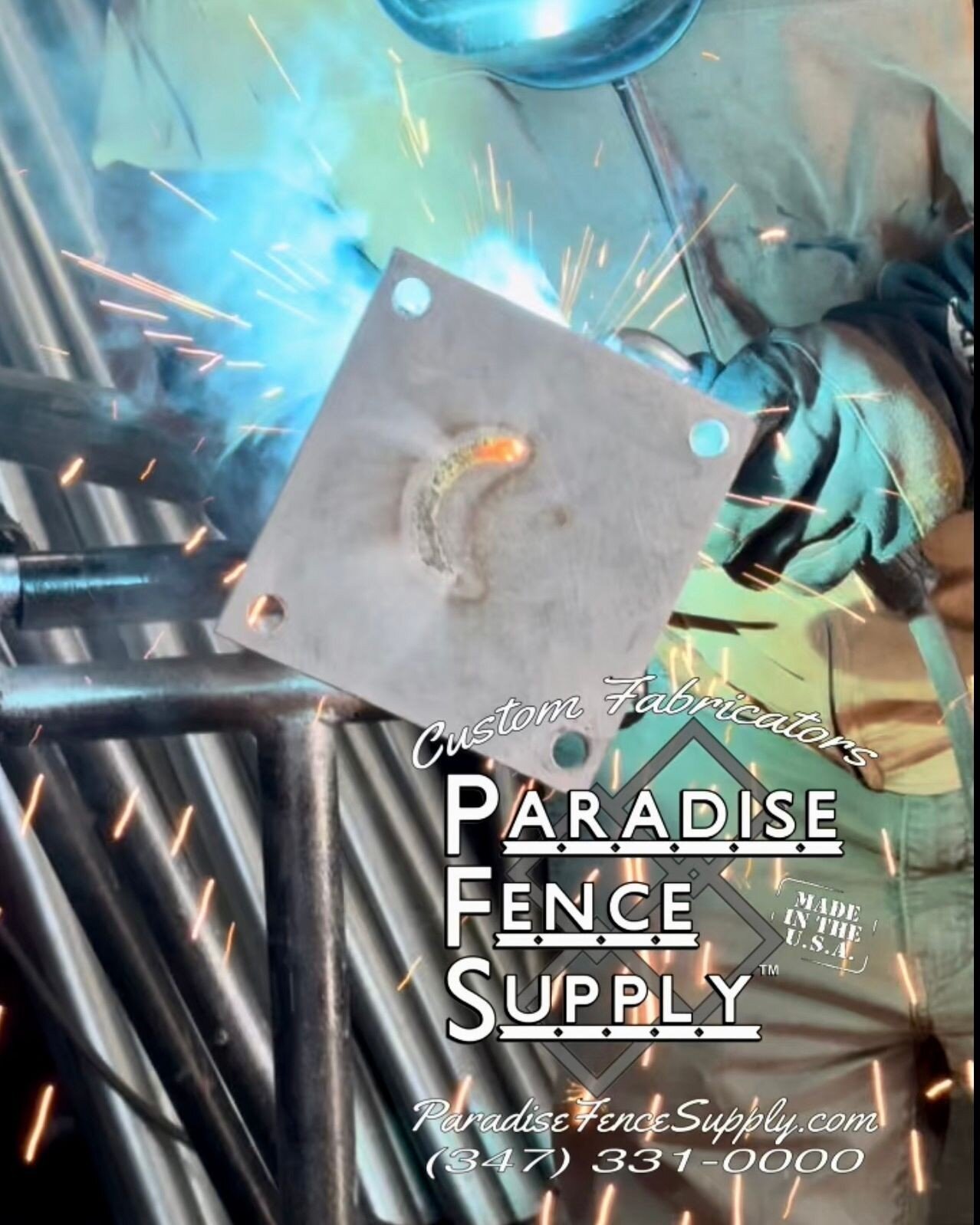 Looking for top-notch custom fence fabrication services? Our team at Paradise Fence Supply offers expert welding and fabrication services. Call (347) 331-0000 or visit ParadiseFenceSupply.com for more information.⁠
⁠
#CustomFabrication #Welding #Gate