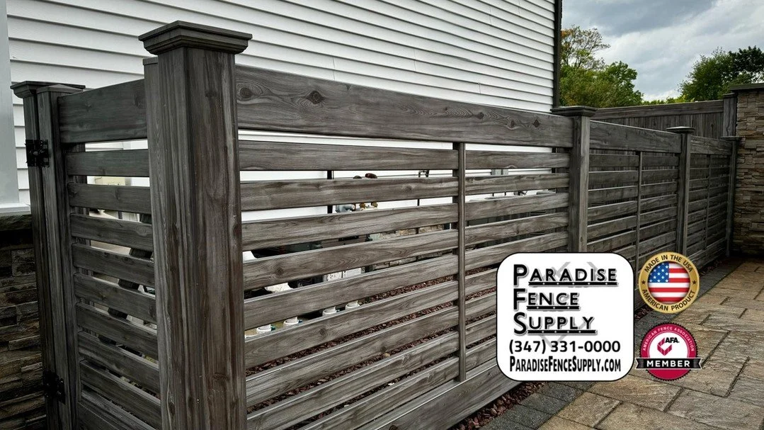🌟 Customer Spotlight: Stunning PVC Fence Installation 🌟

Check out this gorgeous PVC fence that perfectly mimics the natural beauty of real wood! Installed as a modern semi-privacy solution, this horizontal design is not only stylish but also effec