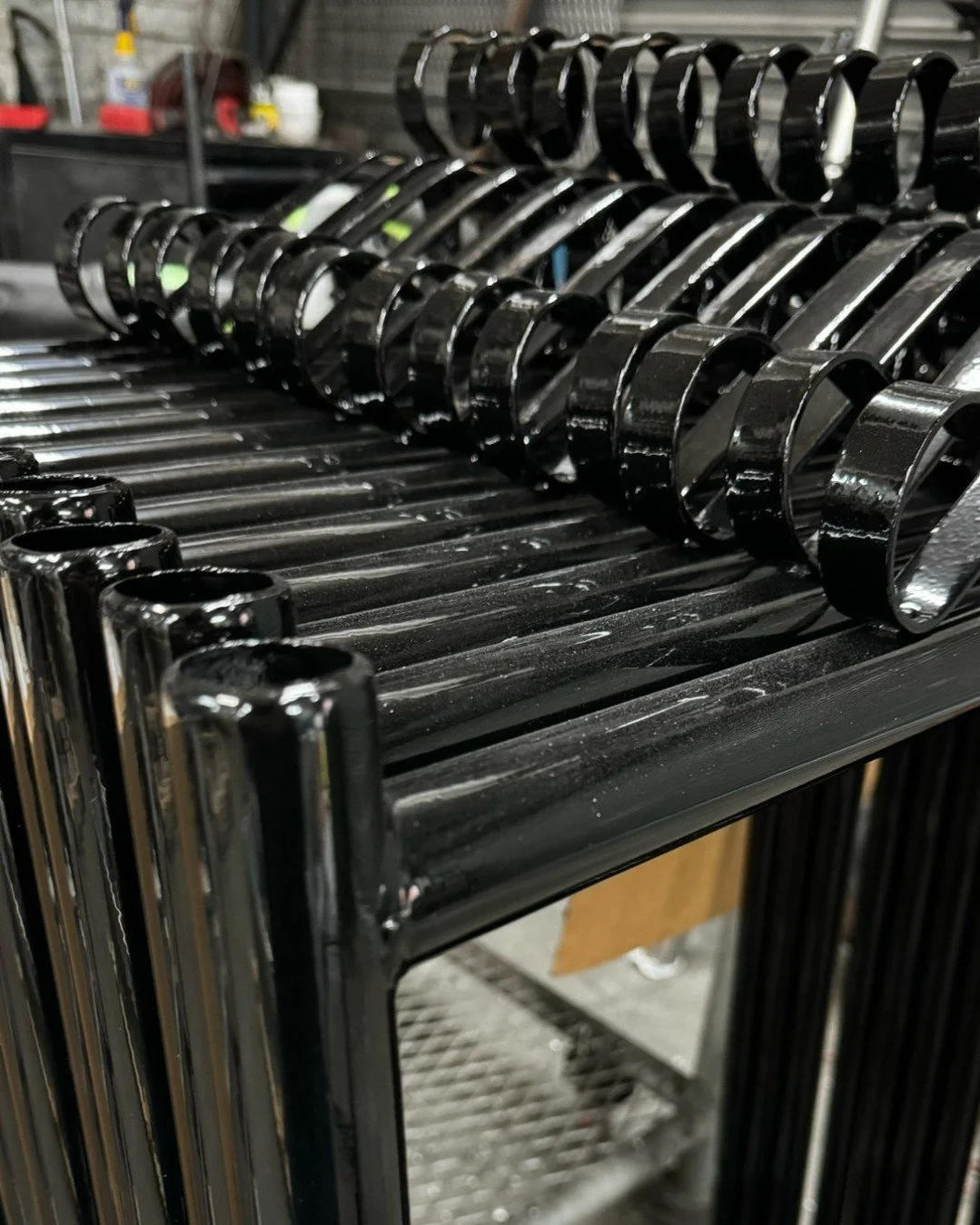 Chain-link gates manufactured by Paradise Fence Supply. With our in-house powder coating, we powder coat finish our color gates AFTER welding. Our process provides a seamless finish that is far more durable and longer lasting than typical touch-up pa