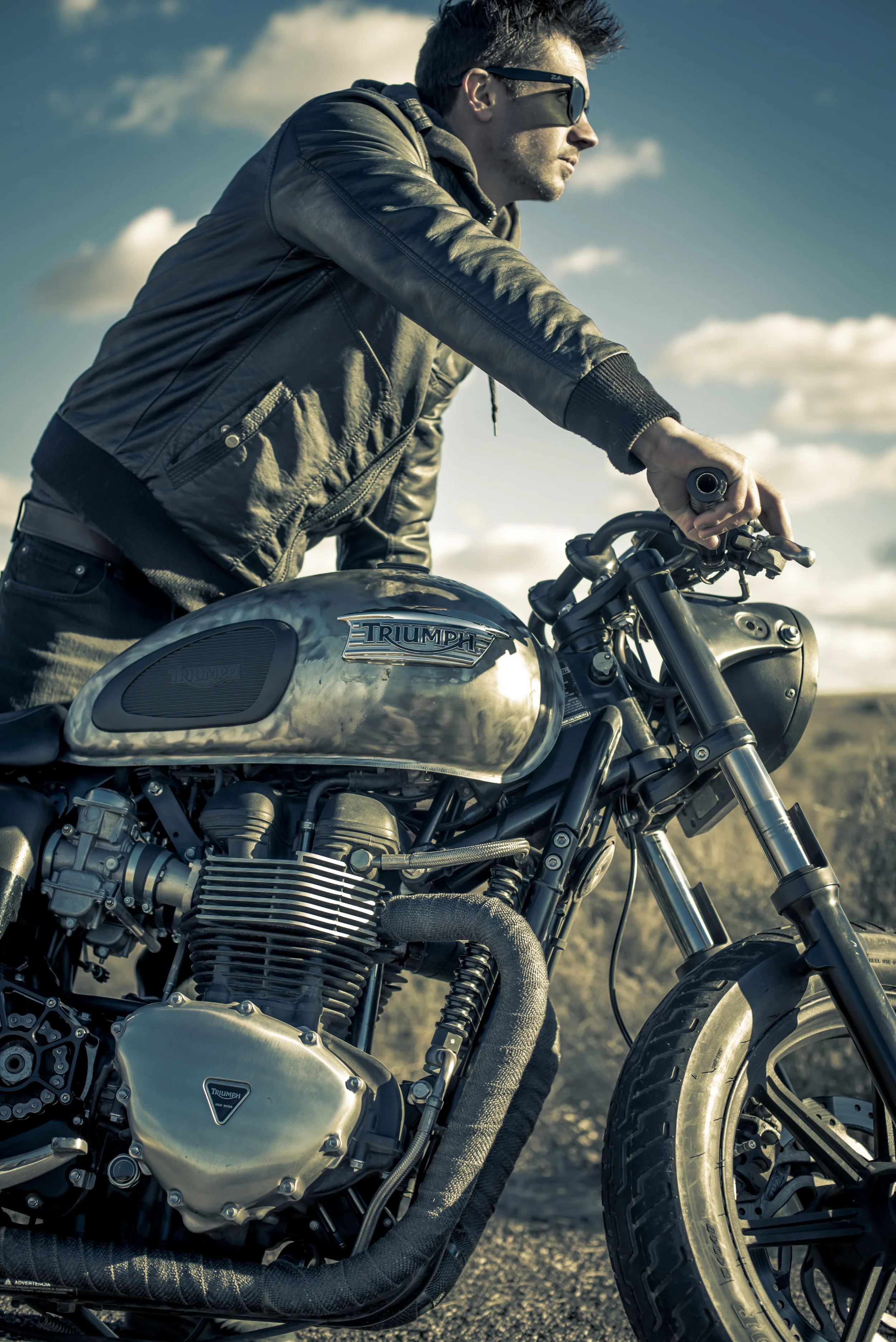 Motorcycle riding with Steven