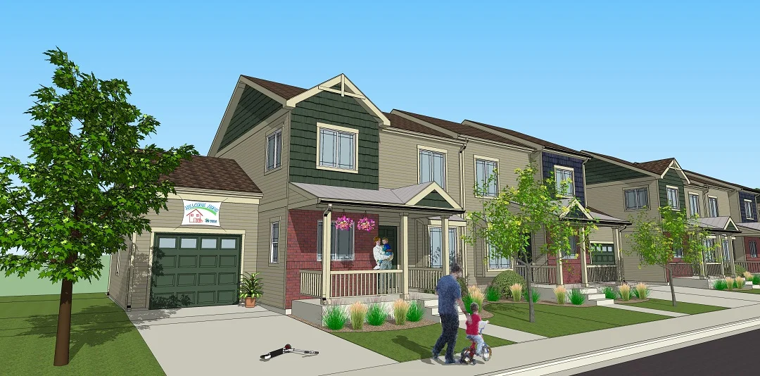 This development in Longmont is the first time Habitat has worked simultaneously on five different homes. Habitat has property to build 21 homes in this development.
