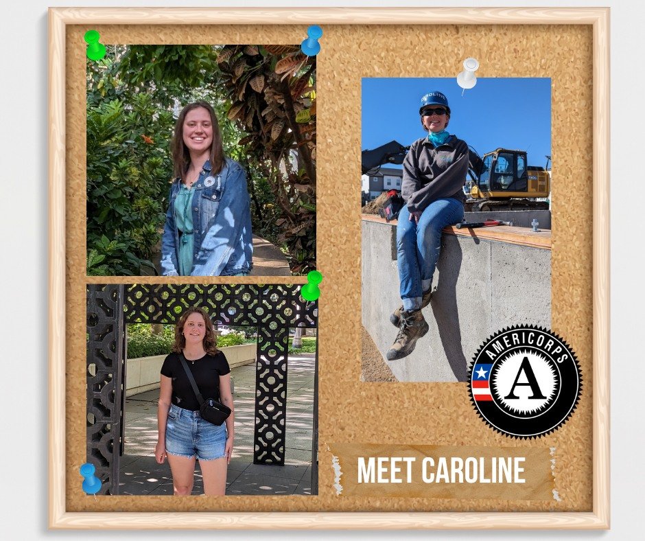 Let's meet our @americorps 
🙋 Meet Caroline, our AmeriCorps Volunteer Coordinator. 
🎓 Caroline joins us from Maryland., where she recently graduated from Catholic University of America. 
✈️ While in college, she was involved in the Habitat for Huma