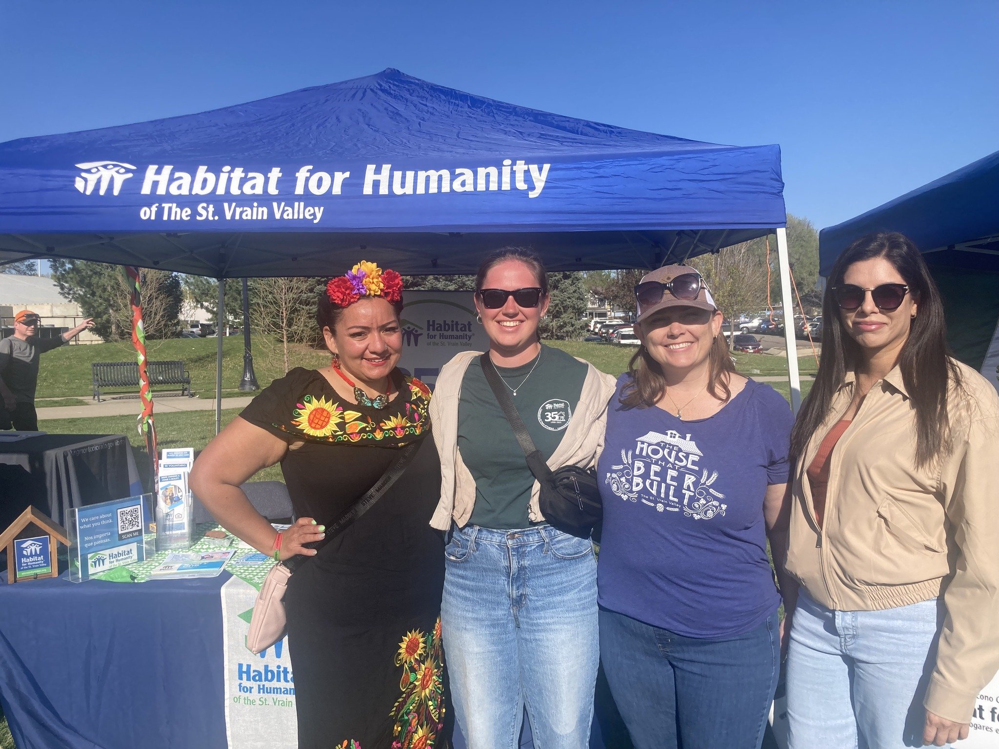 St. Vrain Habitat Homeowners, Staff and Volunteers celebrating community and connections at Longmont Celebrates Cinco de Mayo! Thank you to the amazing organizers and everyone who came out!  #CommunityBuilding #HabitatforHumanity #longmontevents #cin