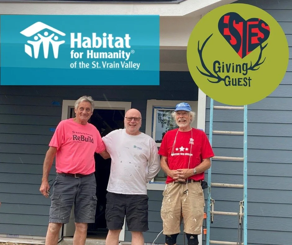 In Estes Park, giving back is part of the adventure!
The Giving Guest Program connects business, tourism, and philanthropy &mdash; inviting visitors to make a meaningful difference in the Estes Valley. 💙

Some businesses offer a &ldquo;round up&rdqu