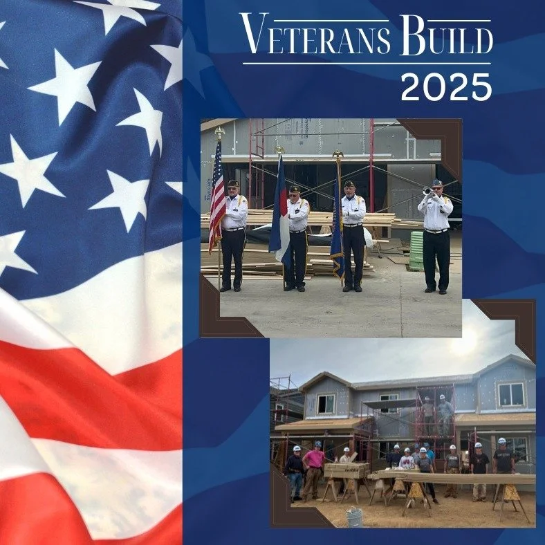 VETERANS BUILD DAY 2025
&ldquo;Thank you for your service&rdquo;
We had an amazing day to build together! A full crew representing Marines, Navy, Army and National Guard and family members started the day with hand over heart for the national anthem 
