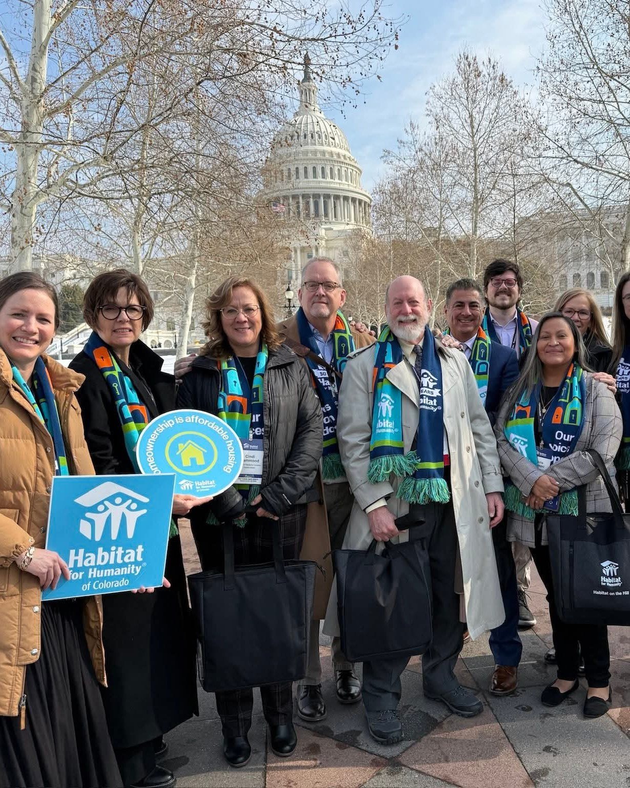 Our Volunteer Coordinator, Doris Crespo, traveled to Washington, D.C. for Habitat on the Hill! She joined hundreds of Habitat affiliates from across the country to advocate for housing solutions that strengthen families and communities.

Doris shared