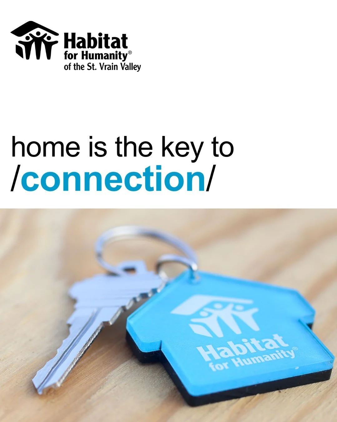 April is here, and we&rsquo;re joining @habitatforhumanity  for #HomeIsTheKey month 🏠💙

A safe, stable home is the foundation for everything &mdash; health, opportunity, and connection. But too many families in our community are still priced out of