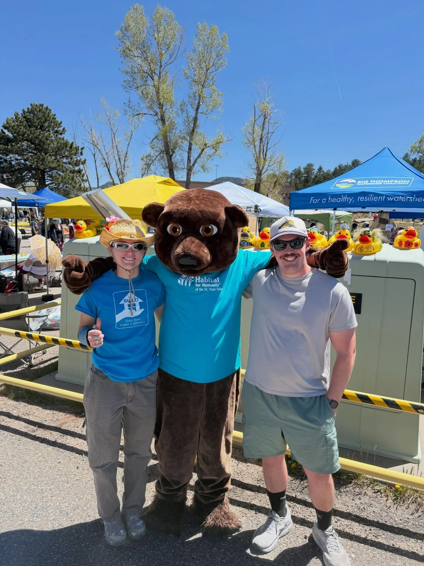 Estes Park Rotary Duck Race!
The Habitat Bear made an appearance! #stvrainhabitat #estesparkduckrace