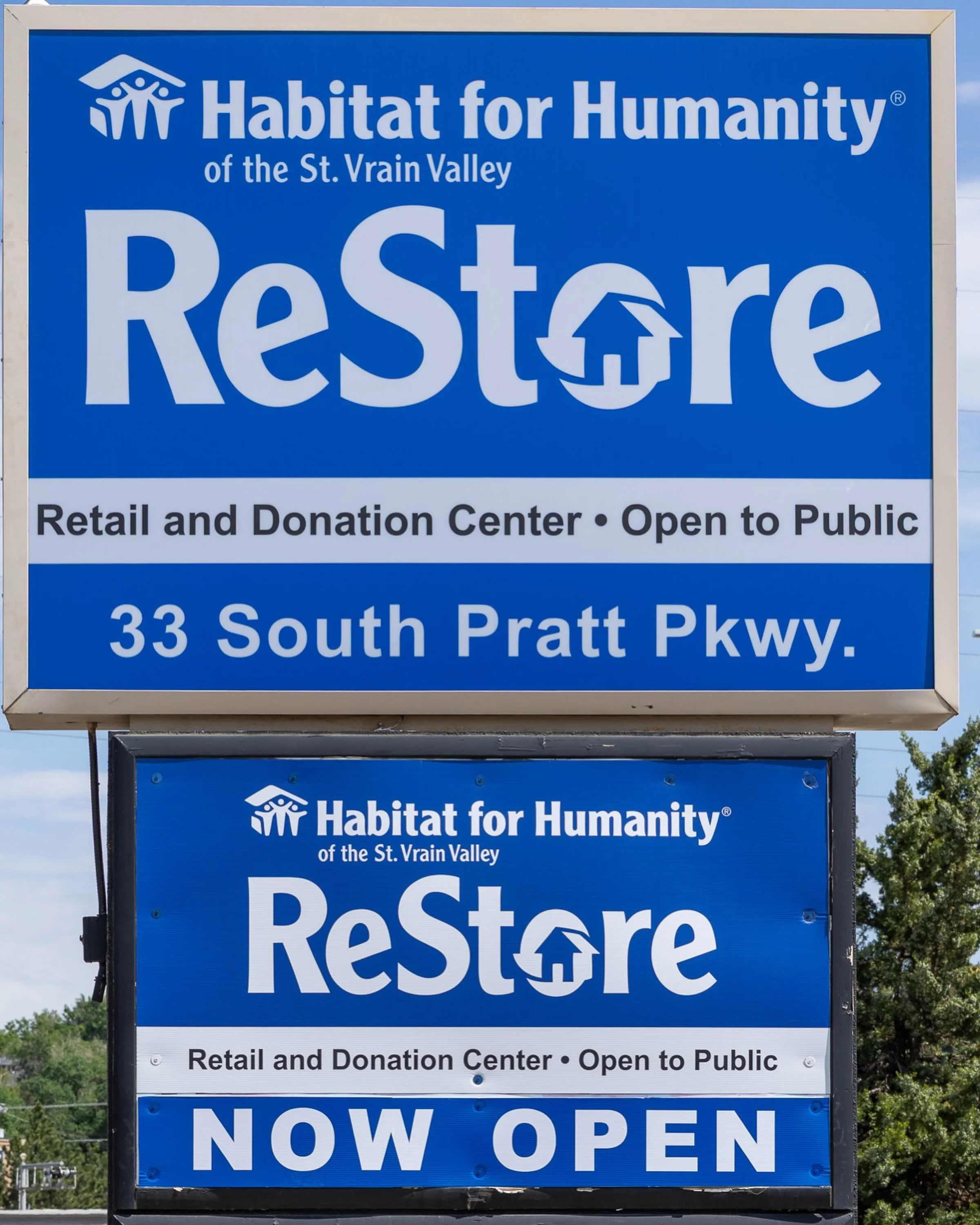 🎉 Happening NOW, Longmont! 🎉

Come celebrate the Grand Opening of the new Habitat ReStore at 33 S Pratt Parkway! Shop amazing deals, enjoy food &amp; music, and help support affordable housing in our community. 

Open today until 6 PM &mdash; we&rs