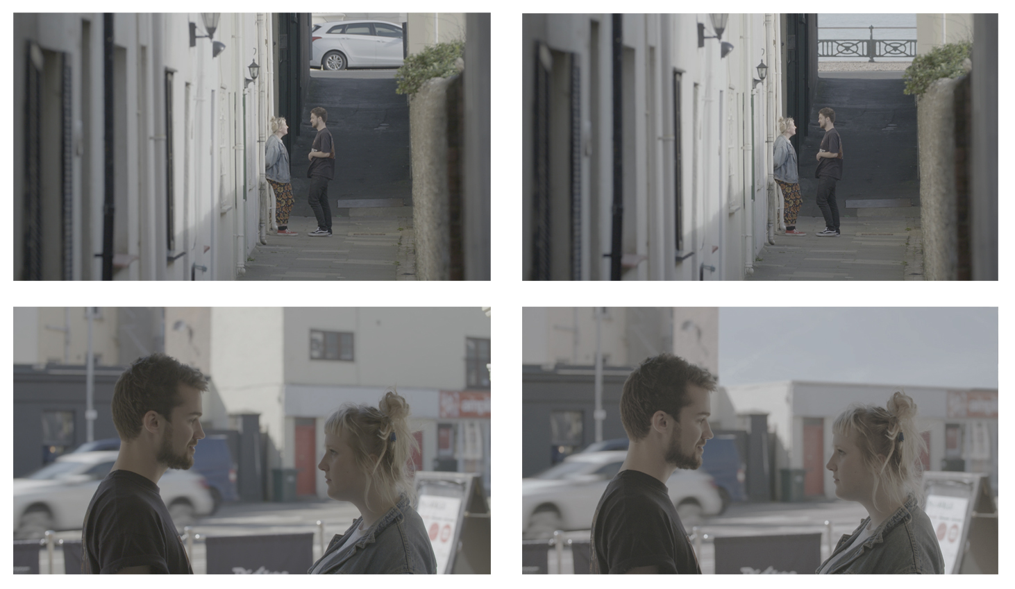 here's a couple background replacement shots. quite a few shots looked too urban so i made them look more sparse to match the setting. ( I WISH THERE WEREN'T SO MANY CARS!) 