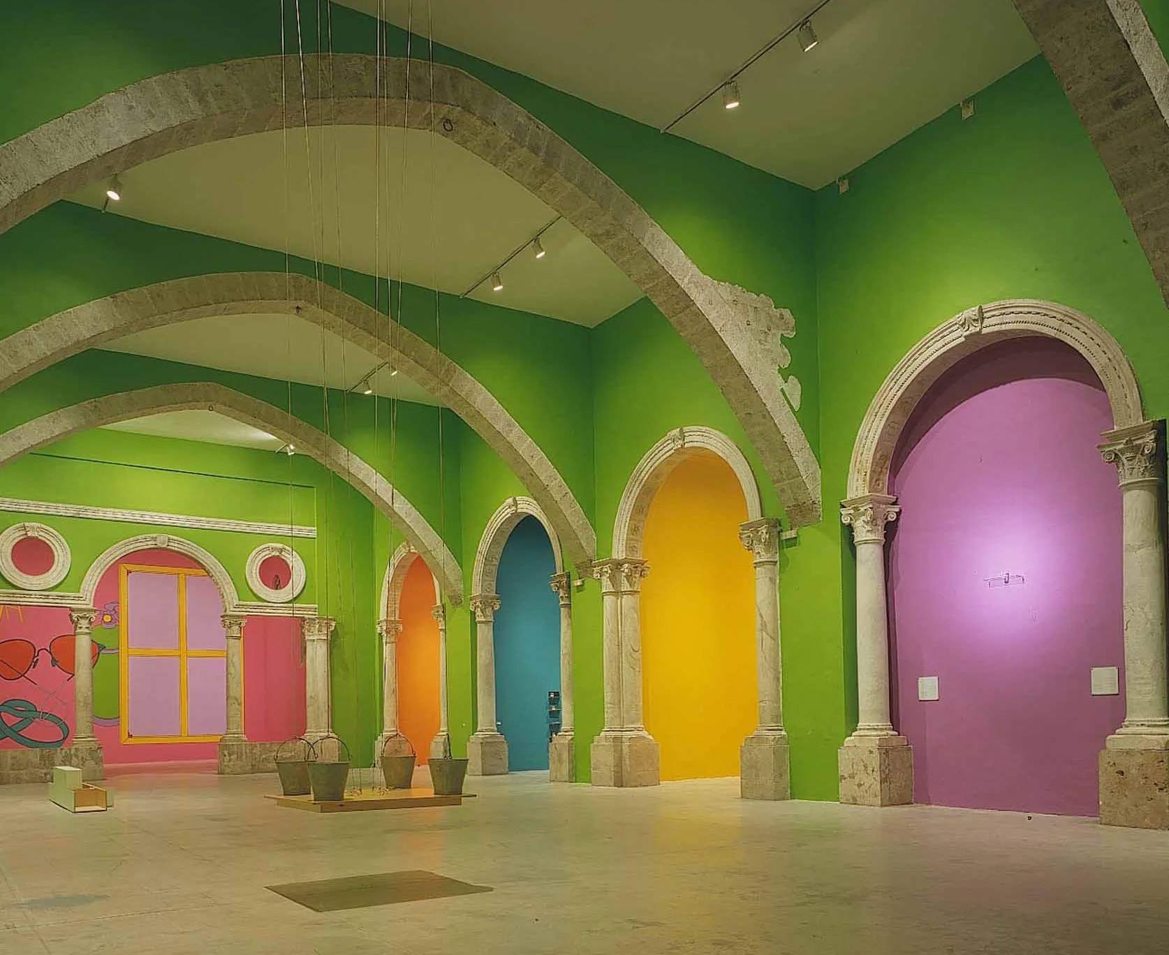 Installation at IVAM Centre del Carme, Valencia, September 21 – January 7, 2001