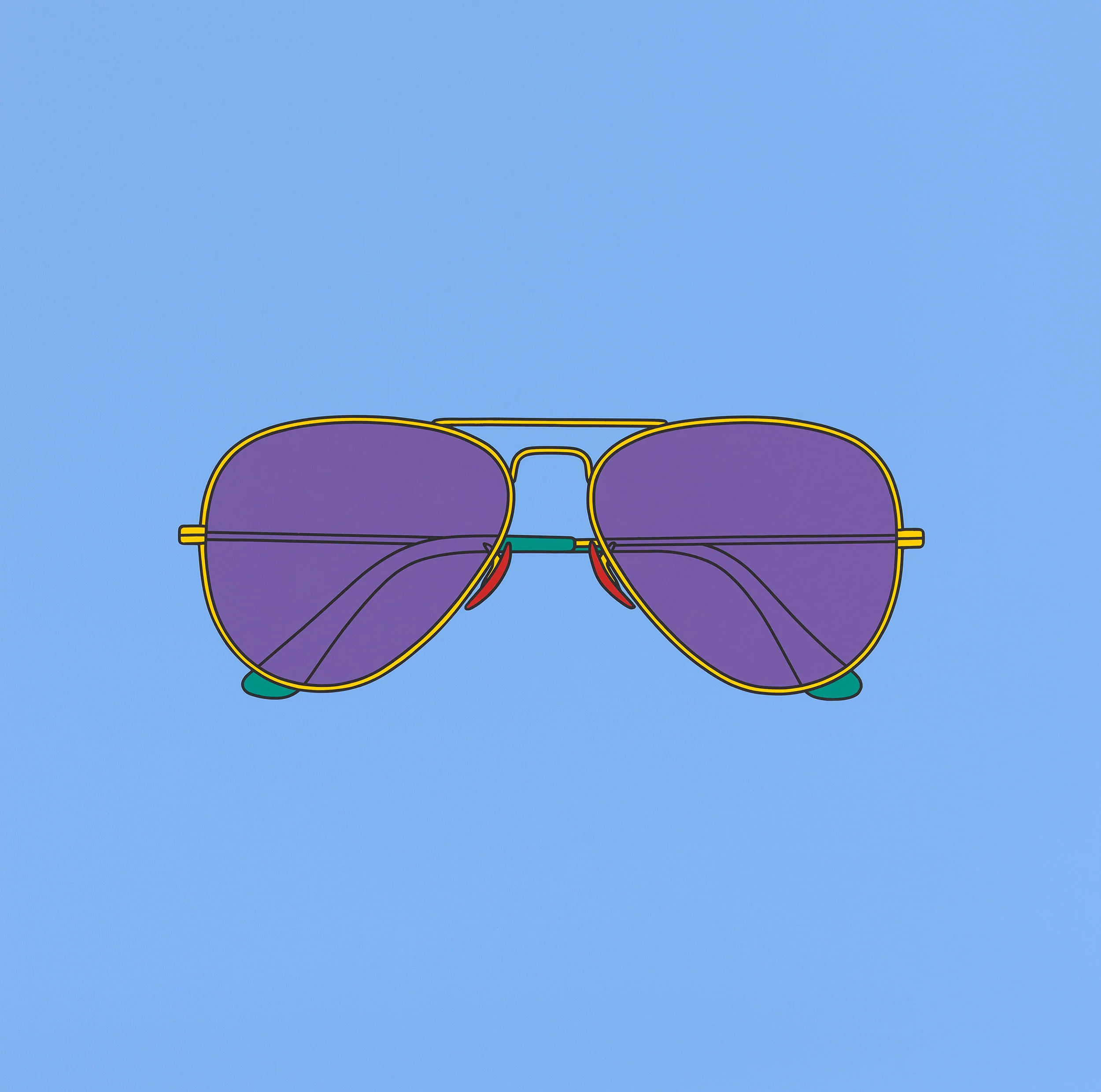 Untitled (sunglasses), 2018