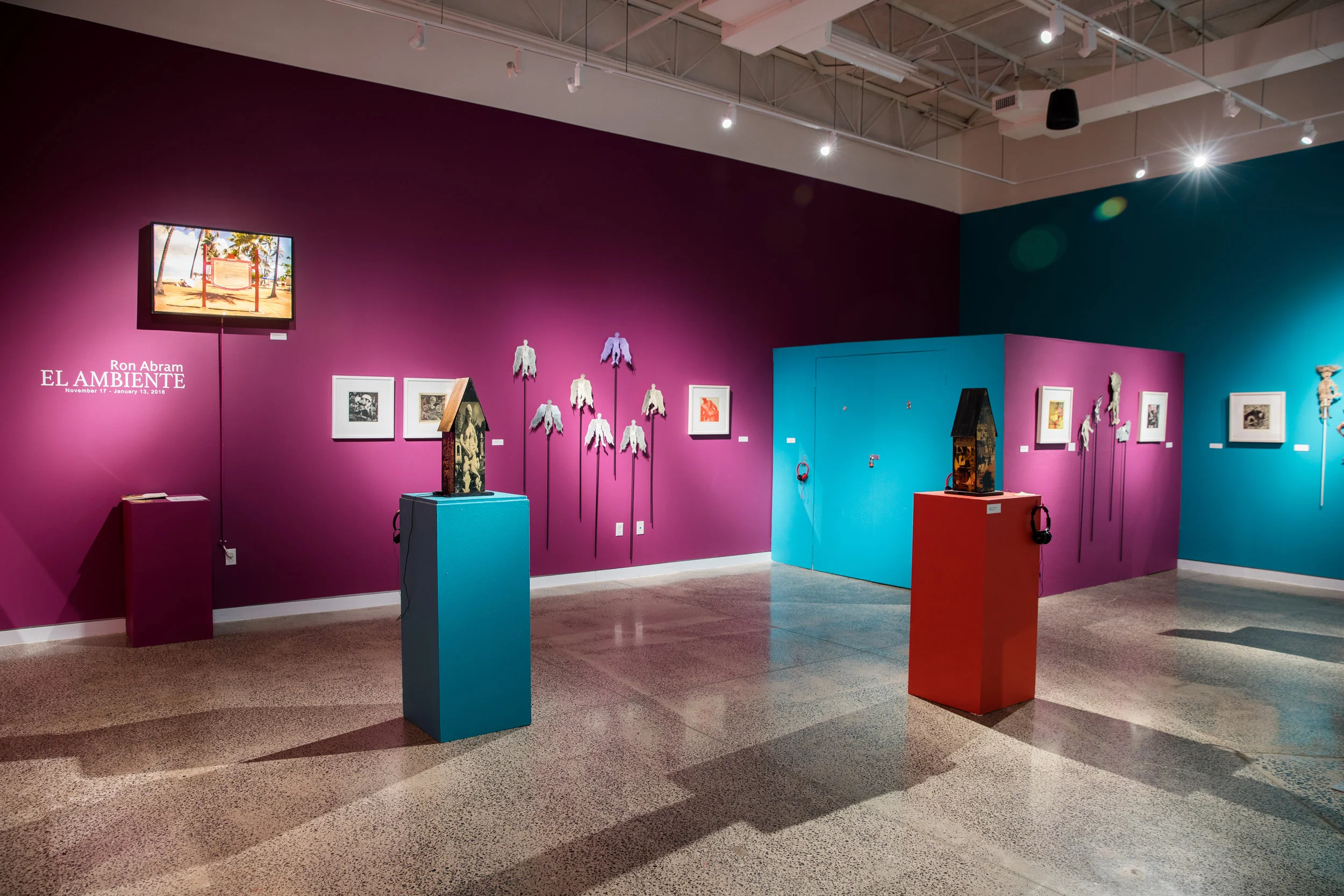 Solo Exhibition at Taller Puertorriqeuño, Philadelphia, PA https://tallerpr.org/2018/03/15/ron-abram-el-ambiente-on-view-through-jan-13/