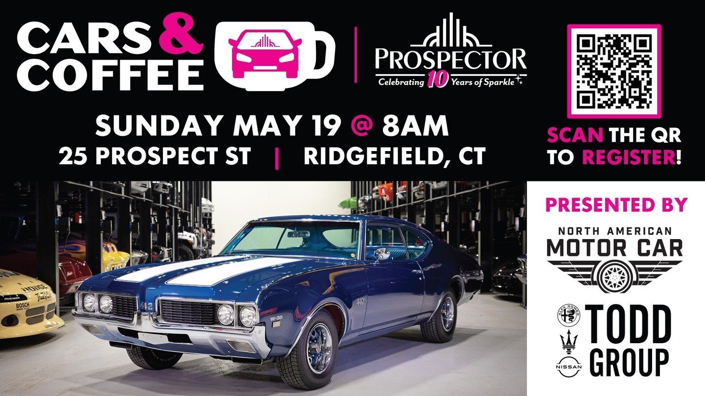 2 WEEKS until our Cars &amp; Coffee event! Join us on Sunday, May 19th from 8am-11am. This exciting event supports our mission of competitive and inclusive employment for people with disabilities ✨⁠
Come mingle with fellow car lovers and Prospects, c