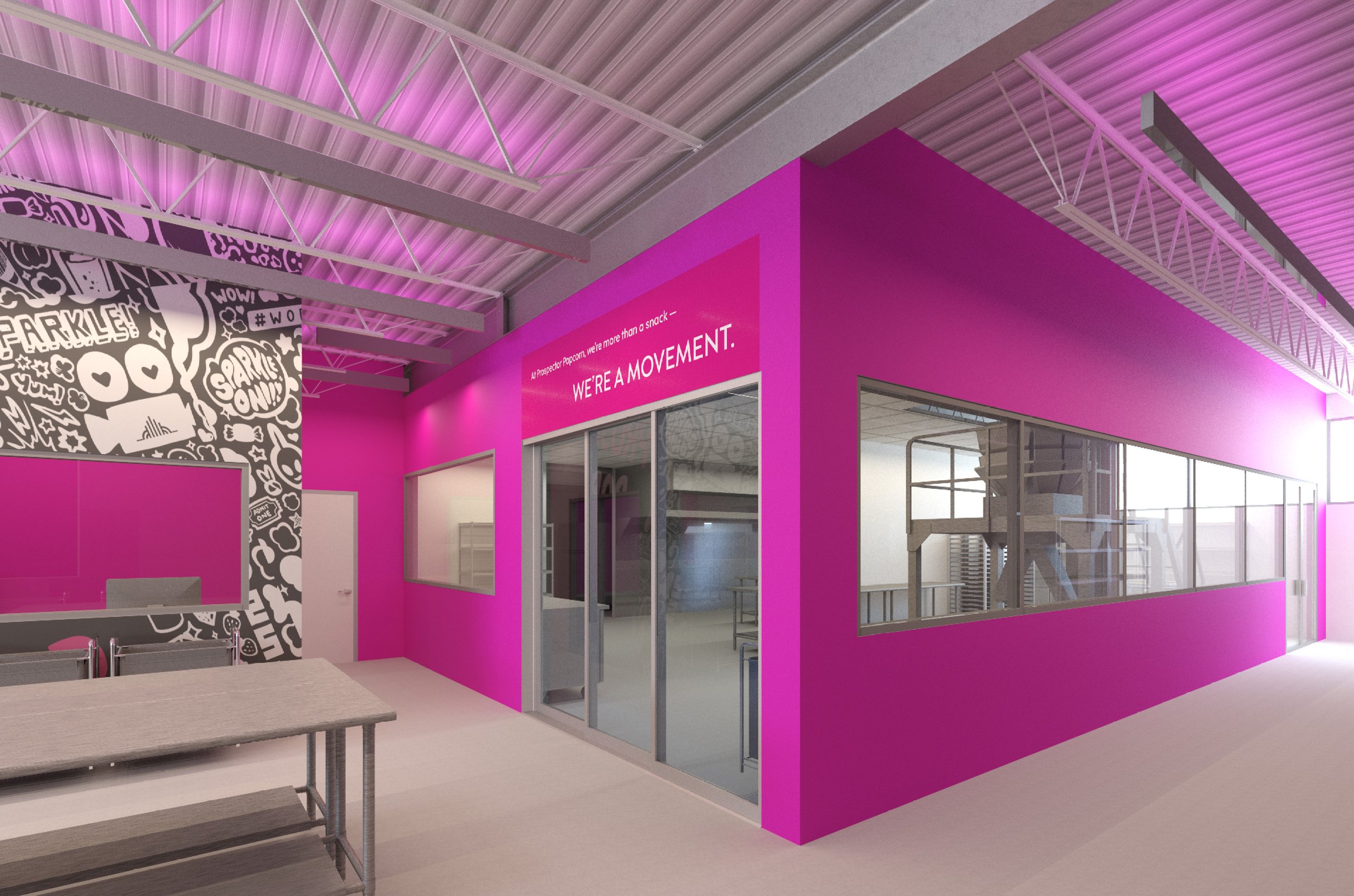 (Exterior) Kitchen Rendering- Doyle Coffin Architecture