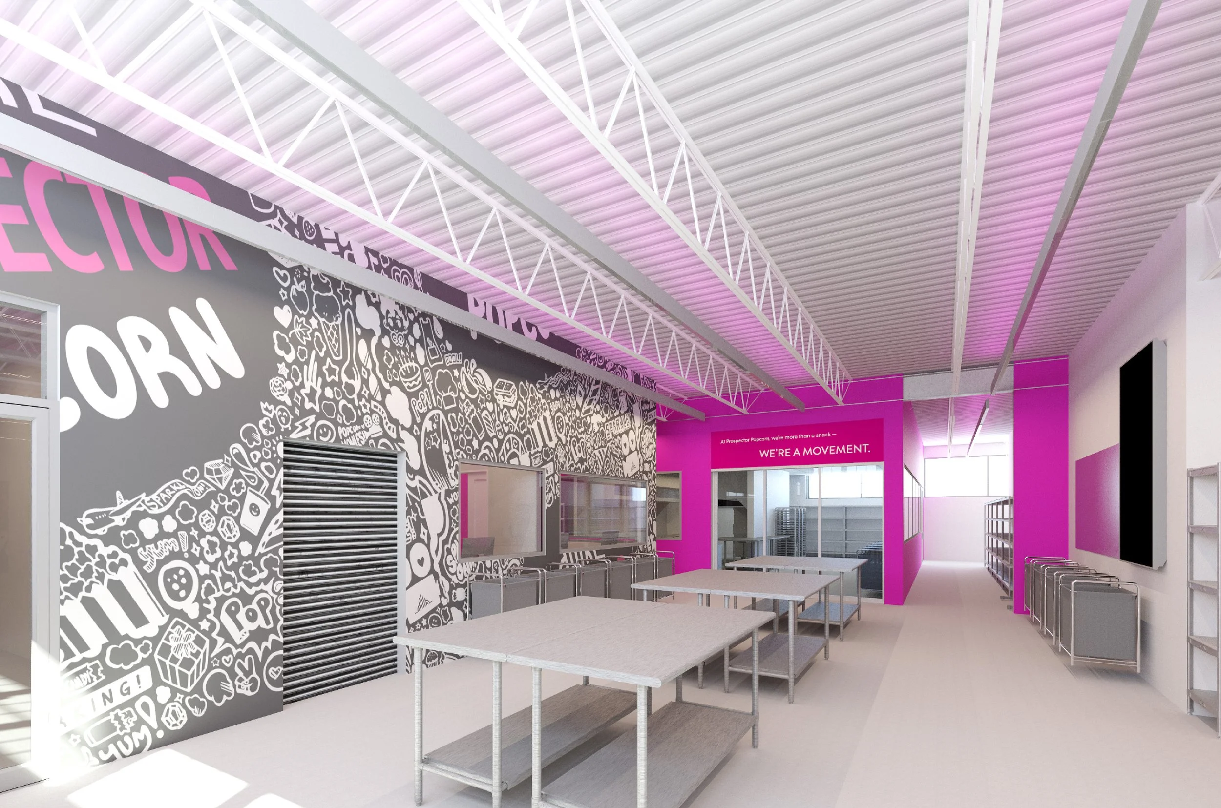 Fulfillment Area- Rendering by Doyle Coffin Architecture