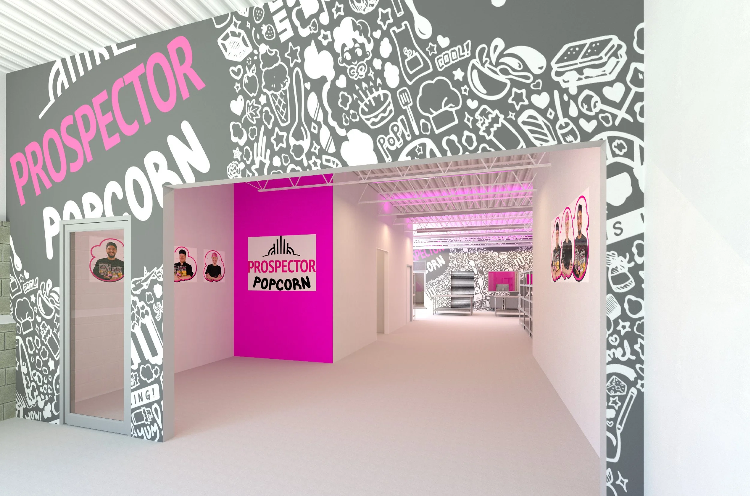 Entrance to Factory- Rendering by Doyle Coffin Architecture