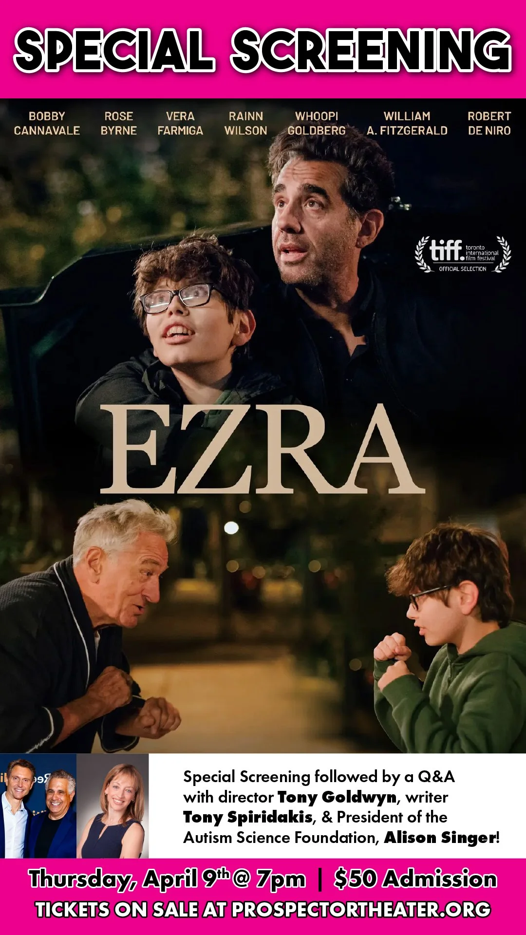 Ezra Screening with a Q&A - April 9th