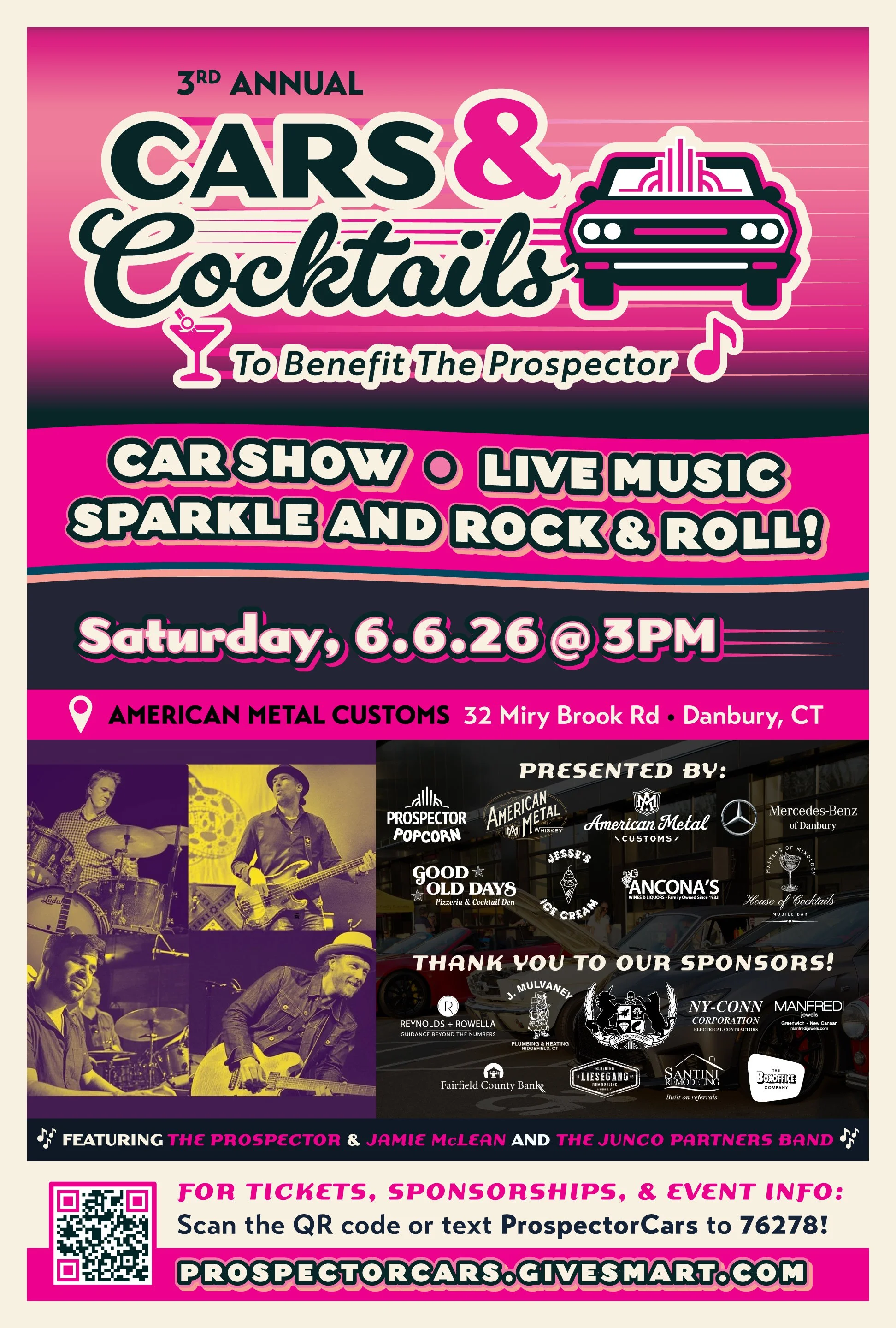 Prospector Cars & Cocktails - June 6th