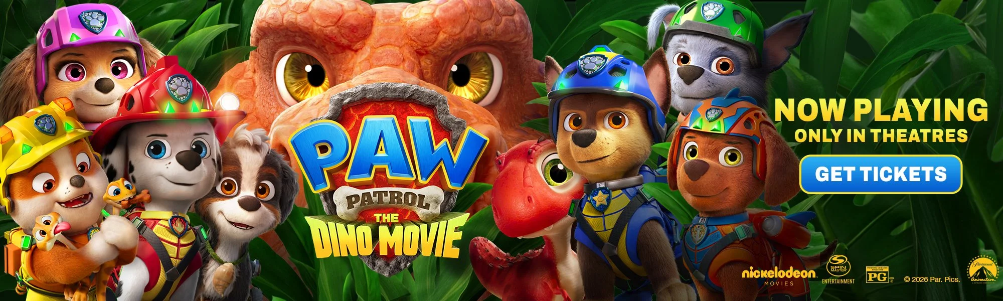   PAW Patrol:    The Dino Movie    Get Tickets Here  