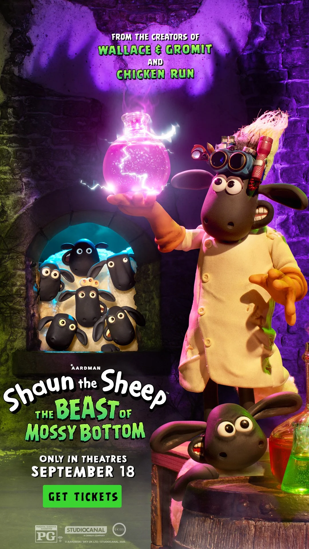 Shaun The Sheep: The Beast of Mossy Bottom - September 17th