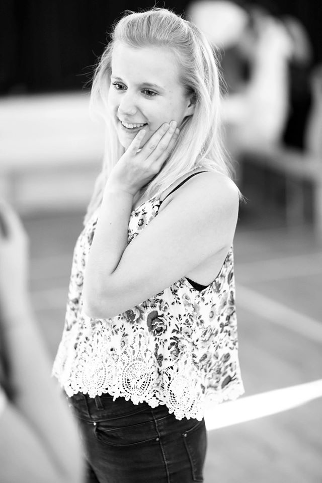 Megan in rehearsal (Photo courtesy of Front of House Photography )