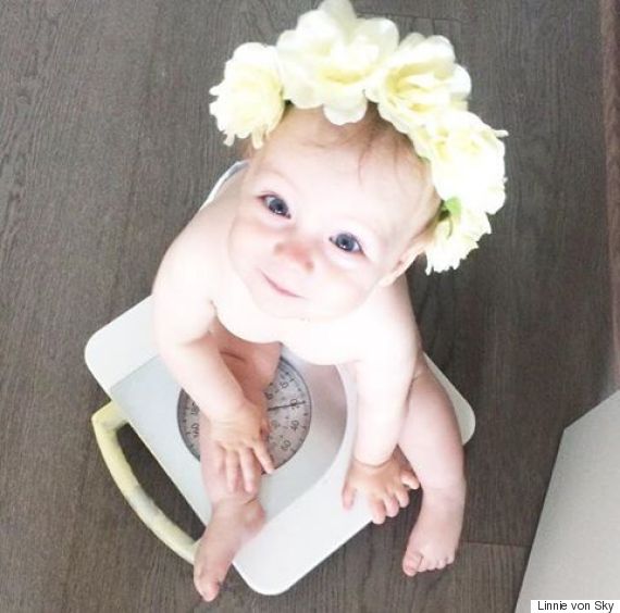 My darling baby Ella and I played flower crowns while I was doing my Mama chores. She crawled atop our bathroom scale that she had pulled from our laundry closet and looked up at me. My words came tumbling.
