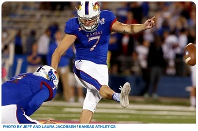 Matt Wyman Kickin’ It At The University of Kansas