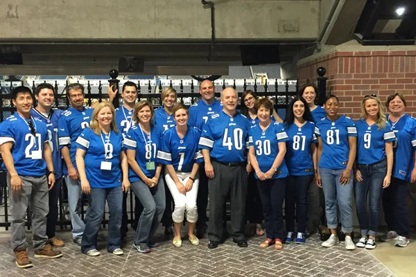 Our 30th Anniversary Party at Ford Field