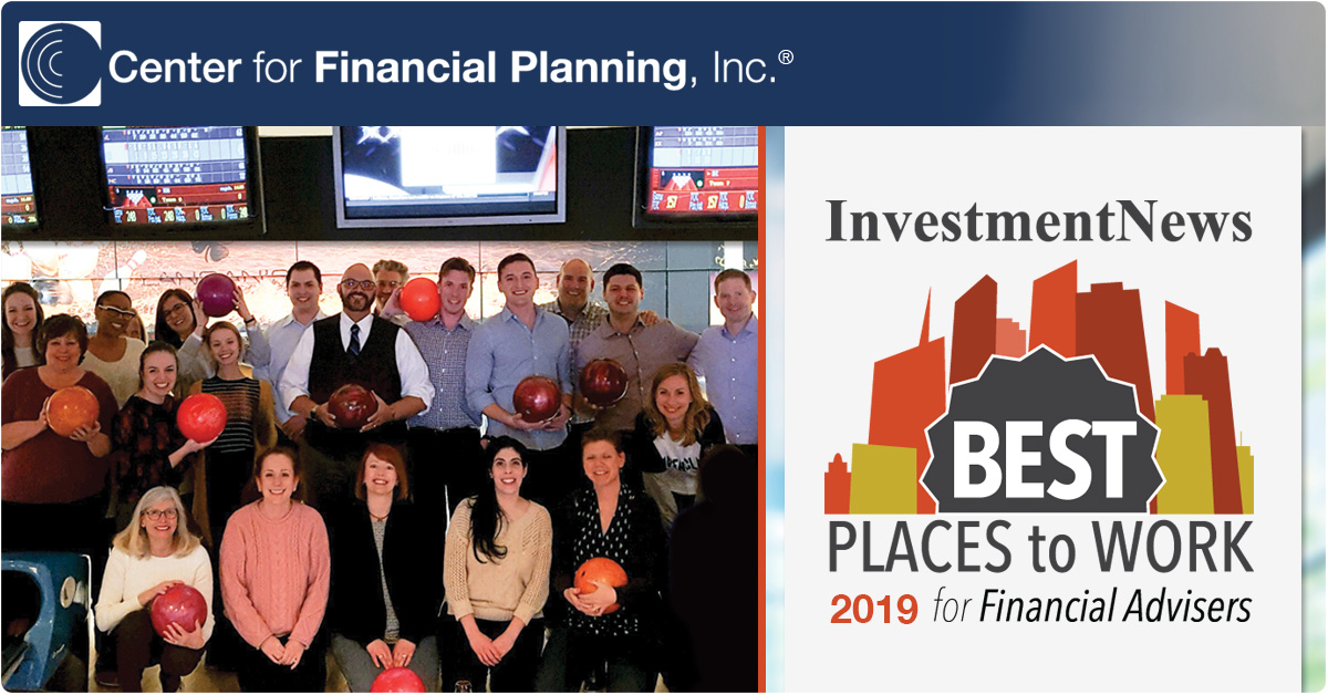 InvestmentNews Best Places to Work for Financial Advisors Award