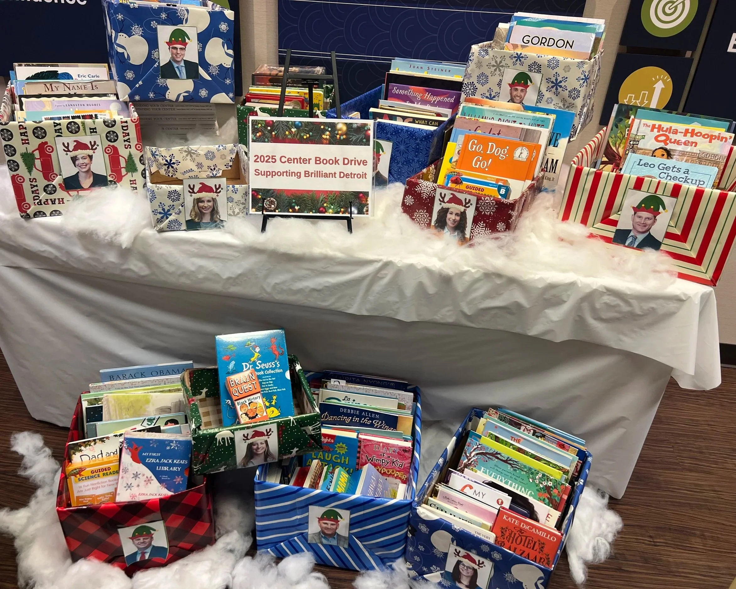 Center for Financial Planning employees delivering contributions as part of the Center Cares philanthropic program.