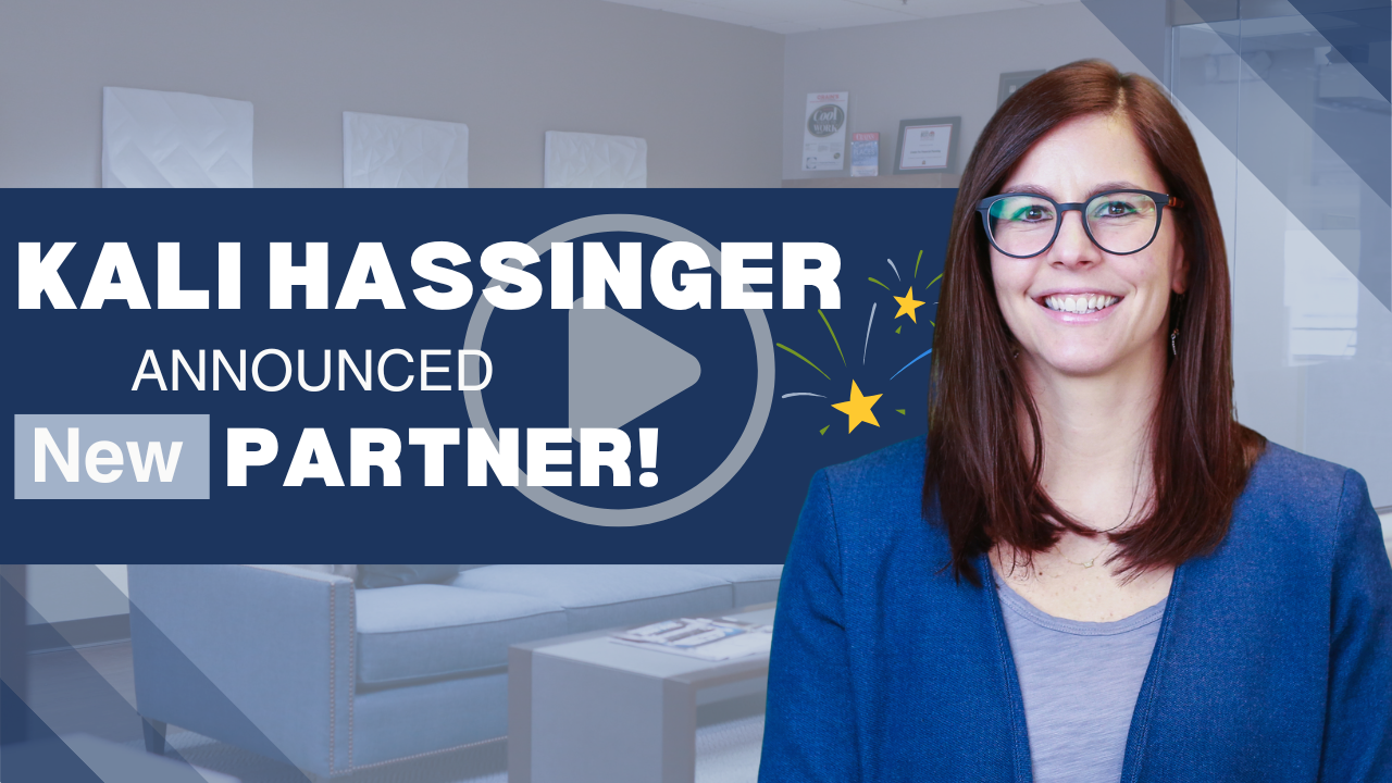 Kali Hassinger CFP® CSRIC® announced as new partner at the Center for Financial Planning.