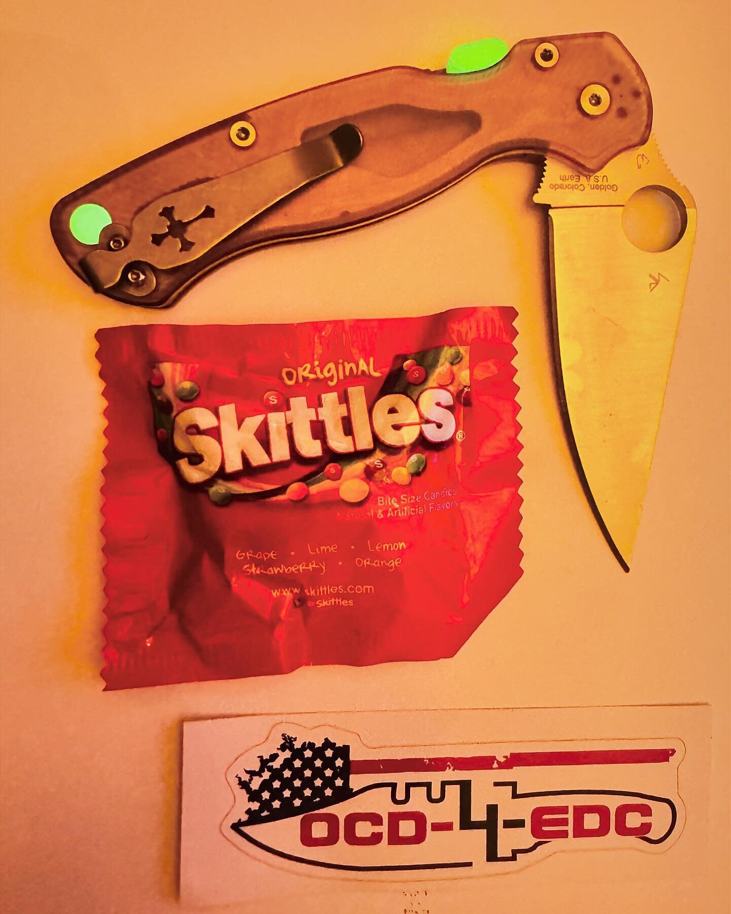 If I ask a company to make a product, and they do, I *WILL* purchase said requested product! A couple months ago I asked @ocd4edc about a plain green glow in the dark CME(Compression Made Easy), and he said he would make them, and as soon as I saw th